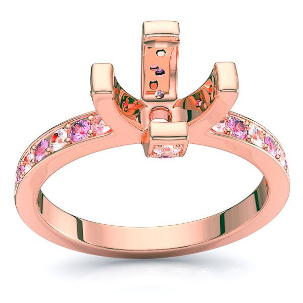 Rose Diamond and Pink Sapphire