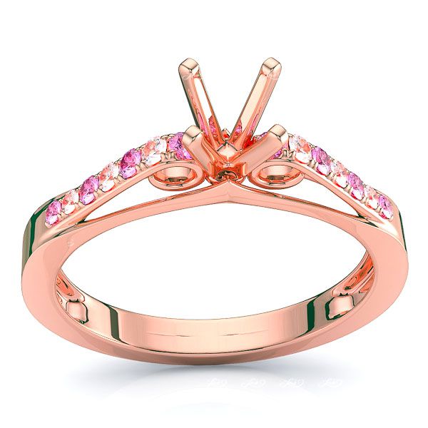 Rose Diamond and Pink Sapphire