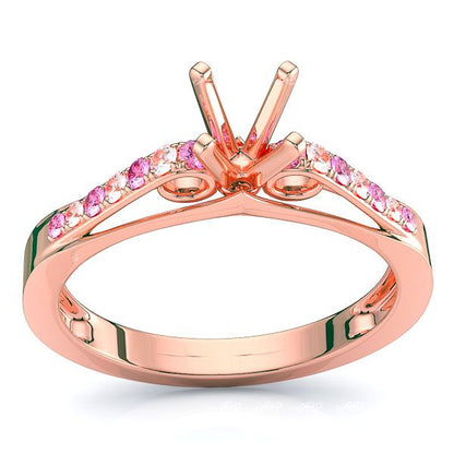 Rose Diamond and Pink Sapphire