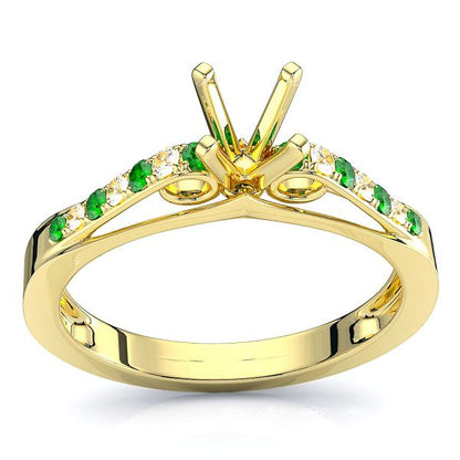 Yellow Diamond and Emerald