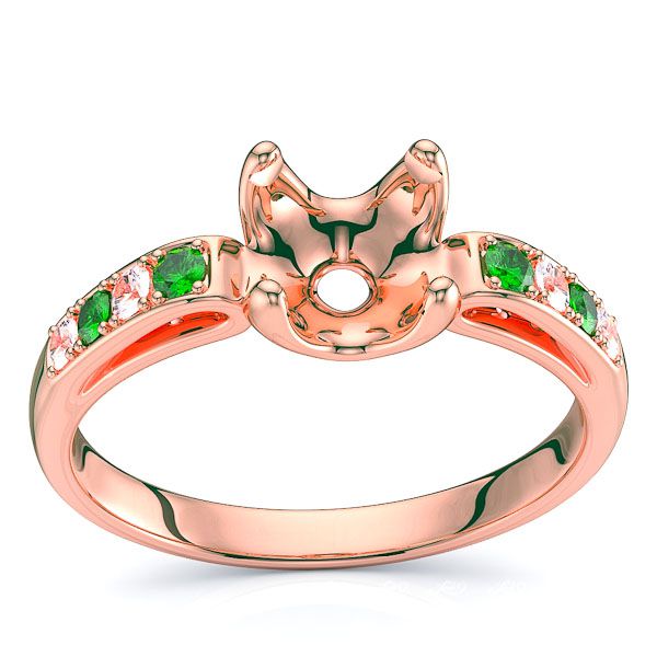 Rose Diamond and Emerald