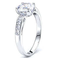 Saskatoon Pave Set Engagement Ring