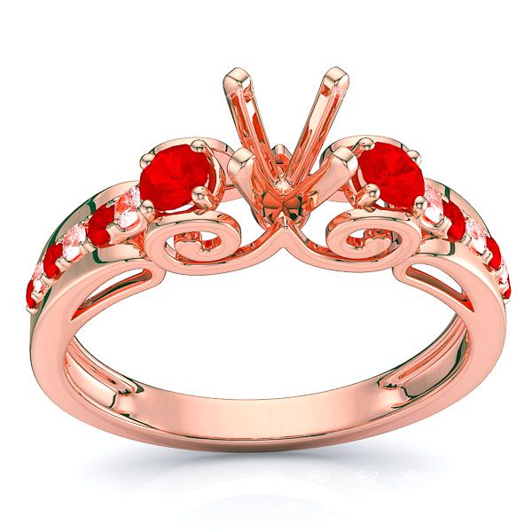 Rose Diamond and Ruby