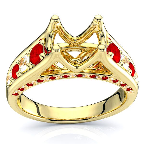 Yellow Diamond and Ruby