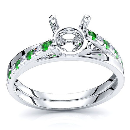 White Diamond and Emerald