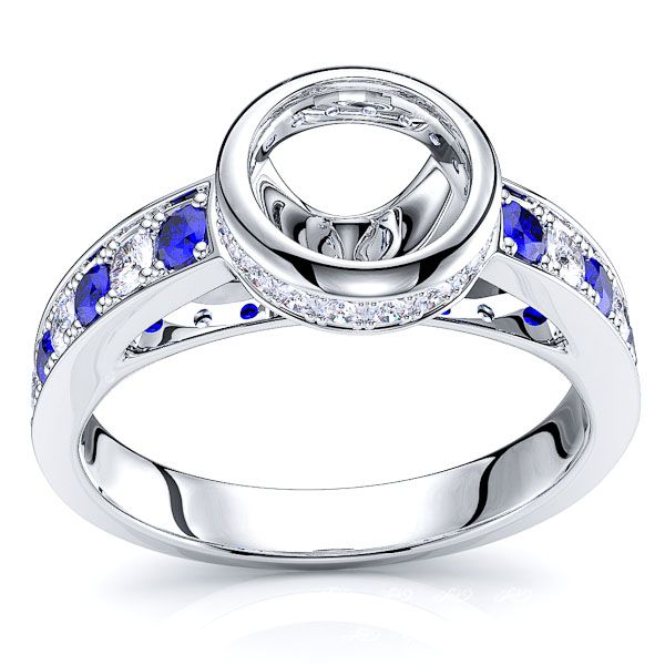Diamond and Blue Sapphire