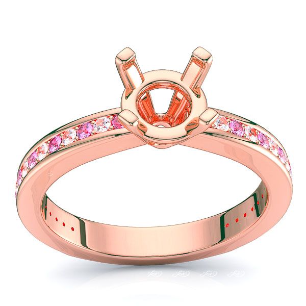 Rose Diamond and Pink Sapphire