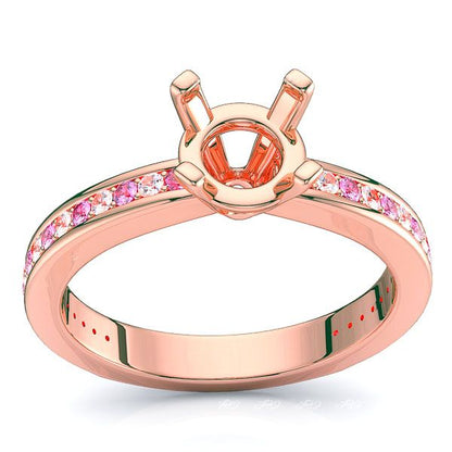 Rose Diamond and Pink Sapphire