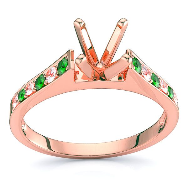 Rose Diamond and Emerald