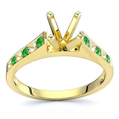 Yellow Diamond and Emerald