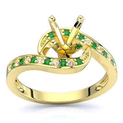 Yellow Diamond and Emerald