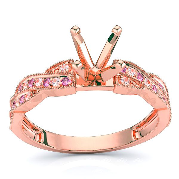 Rose Diamond and Pink Sapphire