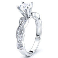 Winnipeg Pave Set Engagement Ring