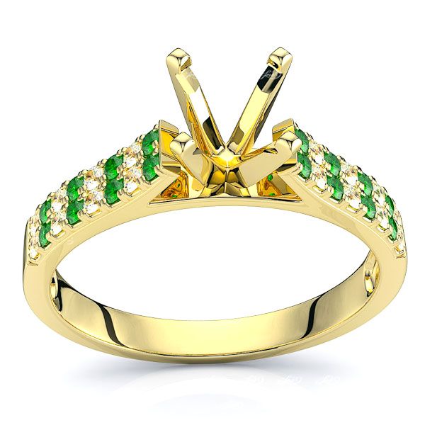 Yellow Diamond and Emerald