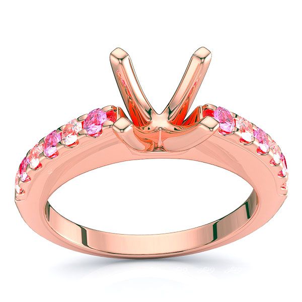 Rose Diamond and Pink Sapphire