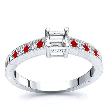 White Diamond and Ruby