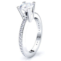 Vancouver Pave Set Engagement Ring
