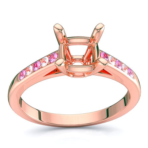 Rose Diamond and Pink Sapphire