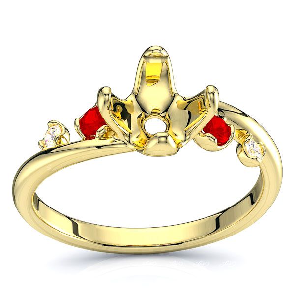 Yellow Diamond and Ruby