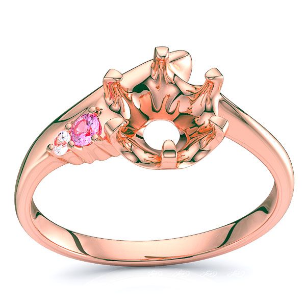 Rose Diamond and Pink Sapphire