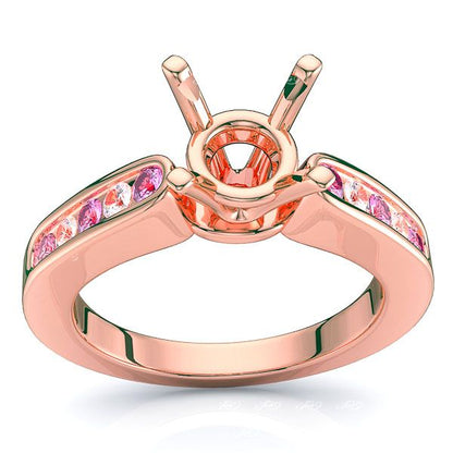 Rose Diamond and Pink Sapphire