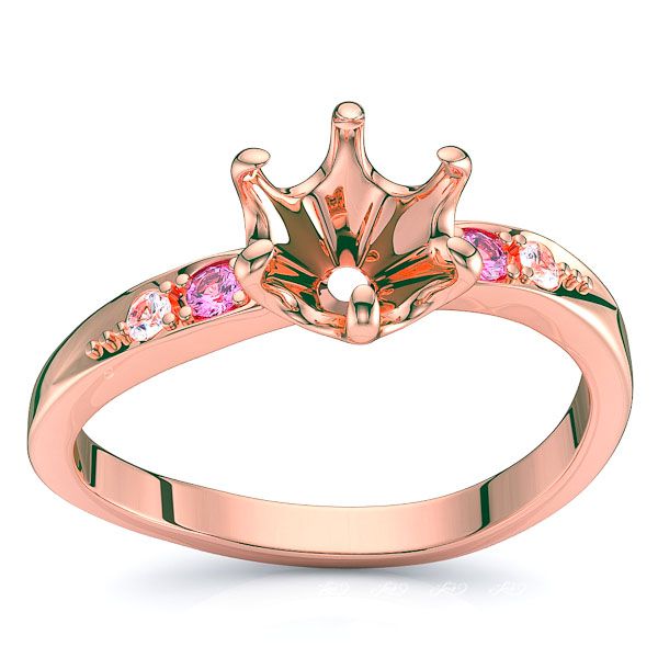 Rose Diamond and Pink Sapphire