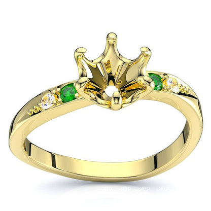 Yellow Diamond and Emerald