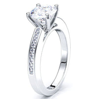 Sydney Sidestone Engagement Ring