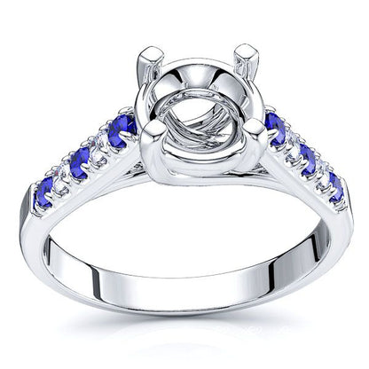 White Diamond and Blue Sapphire