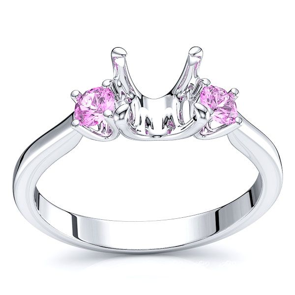 White Pink Sapphire