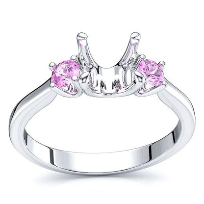 White Pink Sapphire