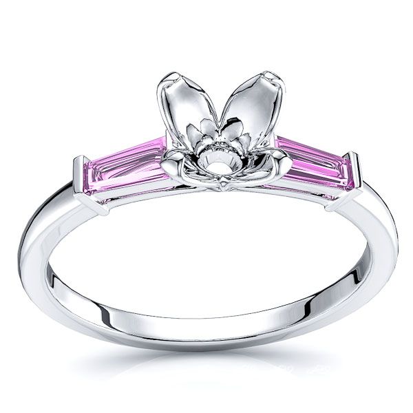 White Pink Sapphire