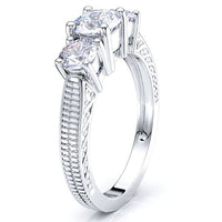 Kansas City Three Stone Engagement Ring