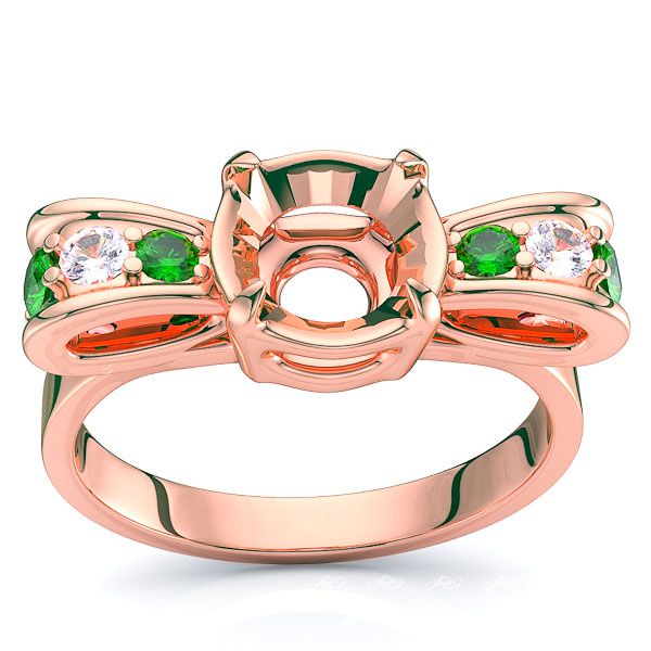 Rose Diamond and Emerald