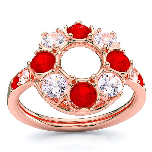 Rose Diamond and Ruby