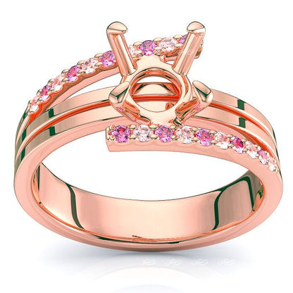 Rose Diamond and Pink Sapphire