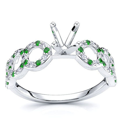 White Diamond and Emerald