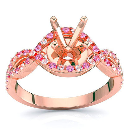 Rose Diamond and Pink Sapphire