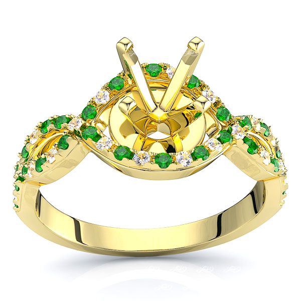 Yellow Diamond and Emerald