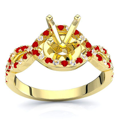 Yellow Diamond and Ruby