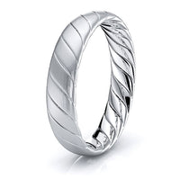 Noah Hand Woven Mens Wedding Ring
