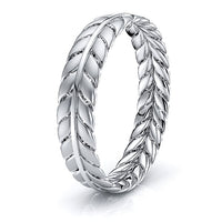 Declan Hand Woven Mens Wedding Ring