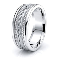 Colin Hand Woven Mens Wedding Ring