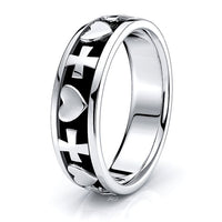 Flynn Christian Handmade Mens Wedding Ring