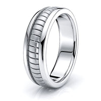 Elias Hand Woven Mens Wedding Ring