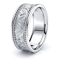 Chandler Mens Hand Braided Wedding Ring