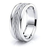Reed Mens Hand Braided Wedding Ring
