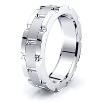 Amalia Solid 6mm Mens Wedding Ring