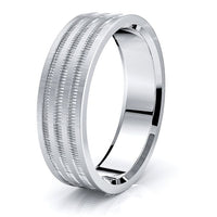 Ansel Solid 7mm Mens Wedding Ring