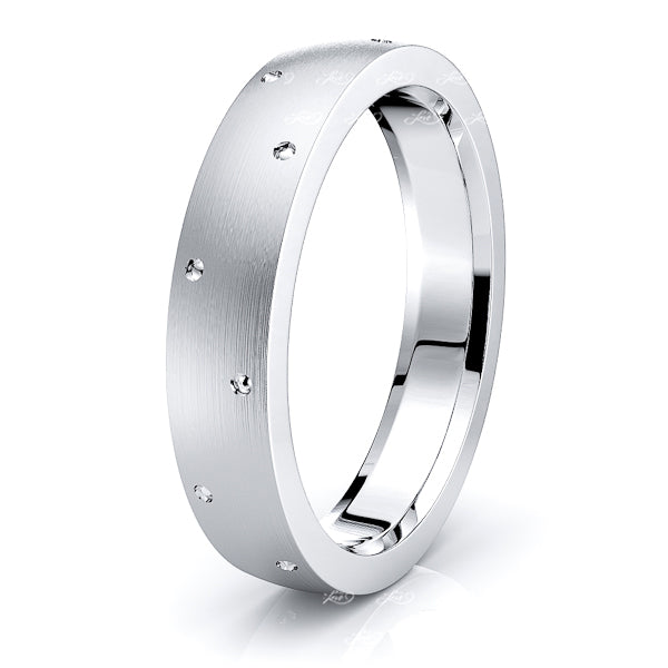 Breccan Solid 7mm Womens Wedding Band